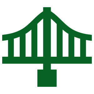 Nucor green bridge icon