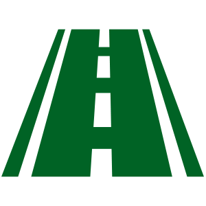 Highway steel industry icon