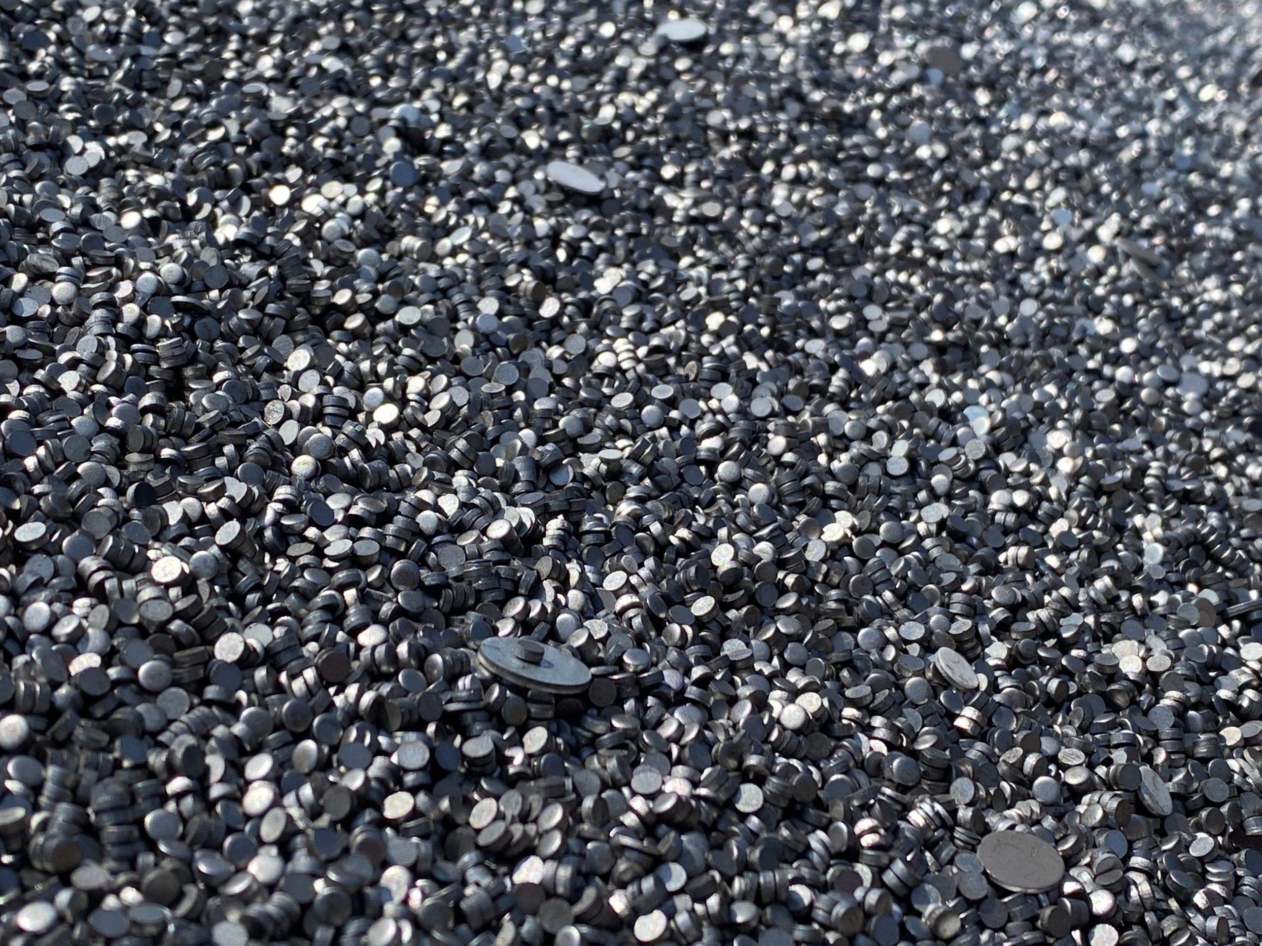 Photo of steel punching scrap