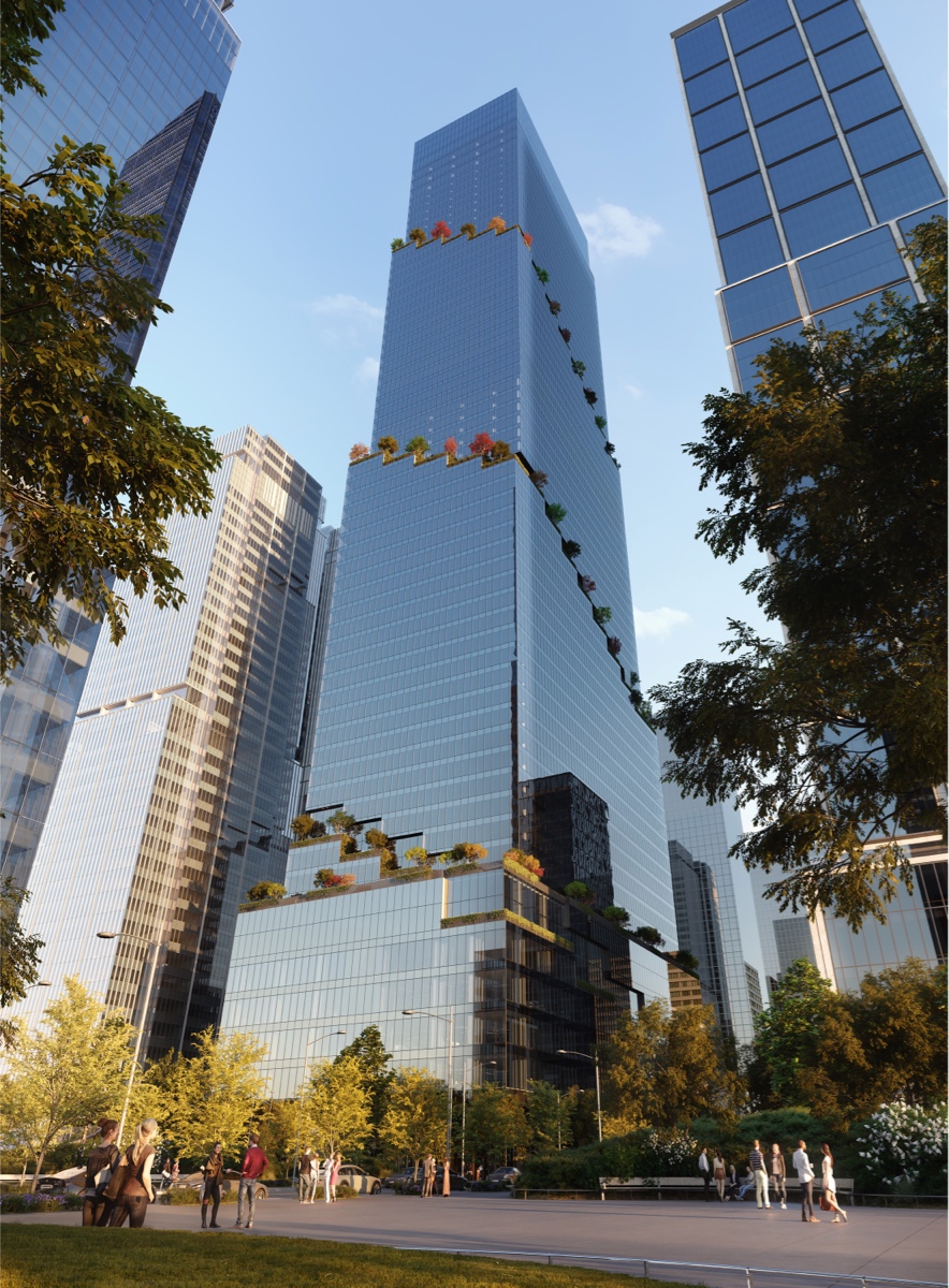 Photo of The Spiral building located in New York City.