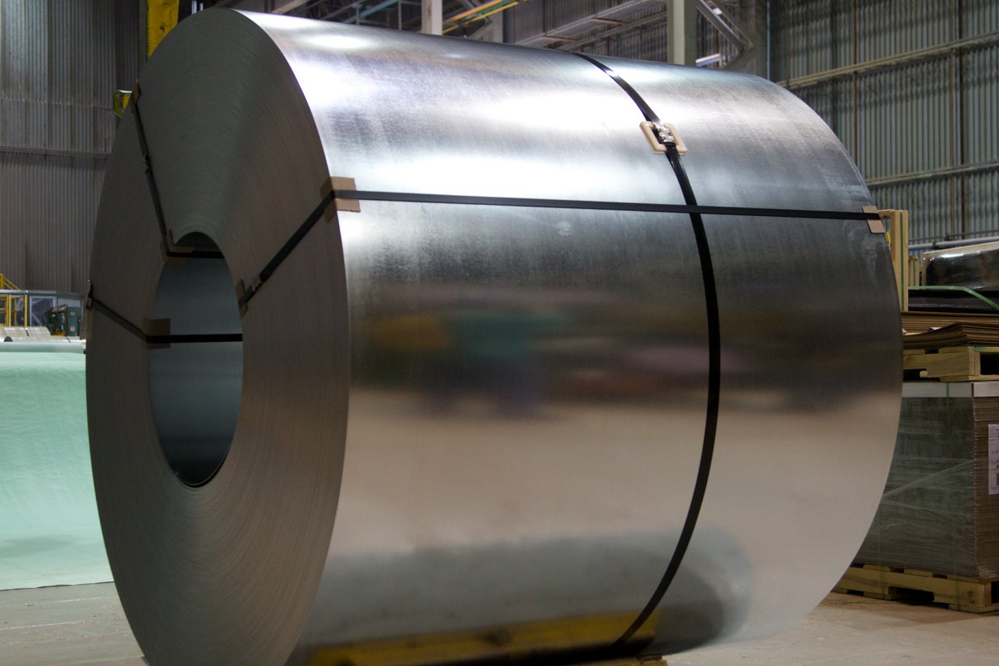 Photo of Nucor Steel sheet coil