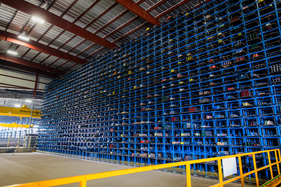 High-Strength Steel in Vertical and Multi-Story Warehouses 