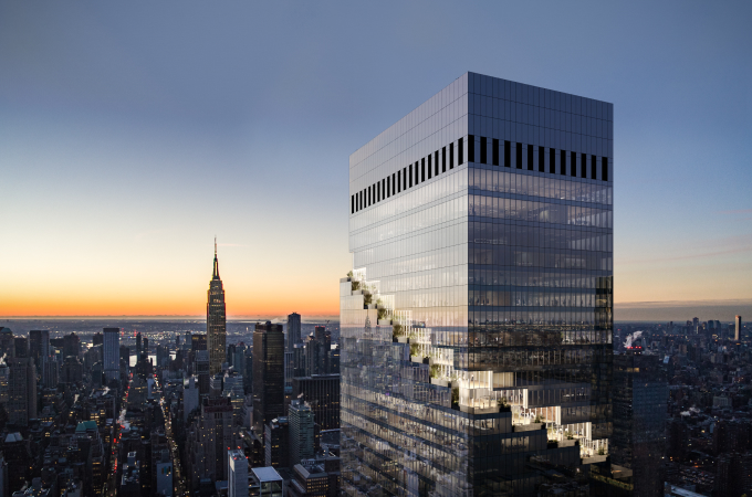 Exterior rendering of The Spiral; courtesy of Binyan Studios