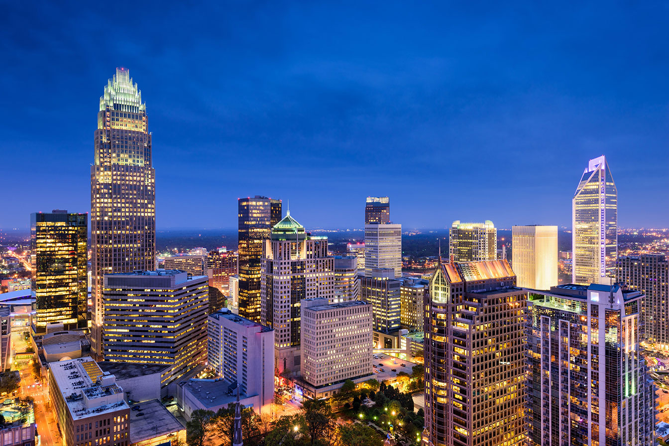 Photo of Charlotte, NC city skyline