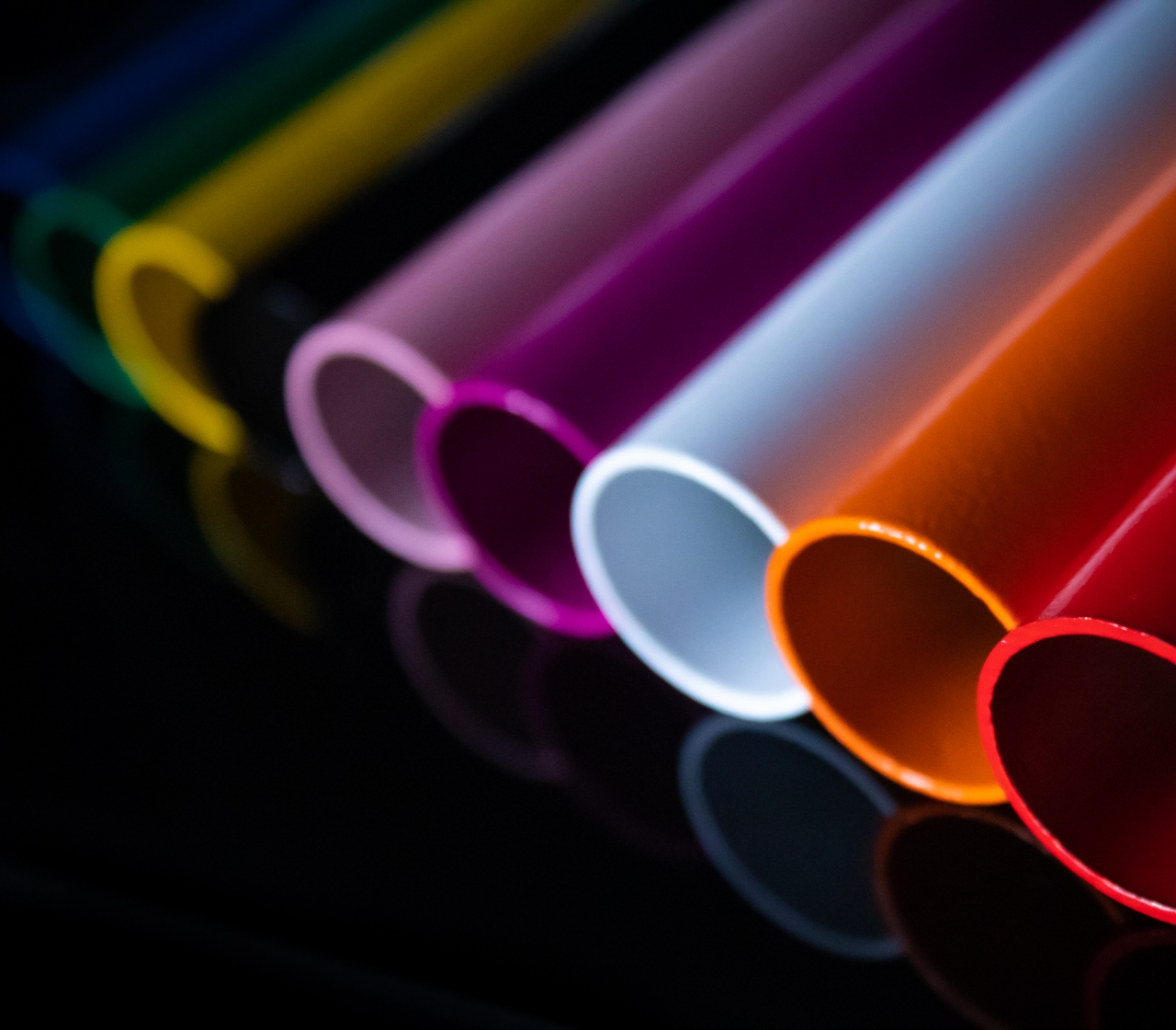 Nucor powder-coated color electrical metallic tubing (EMT) from Nucor steel conduit