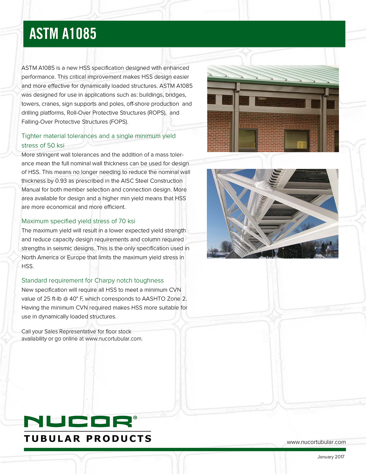 ASTM A1085 Data Sheet